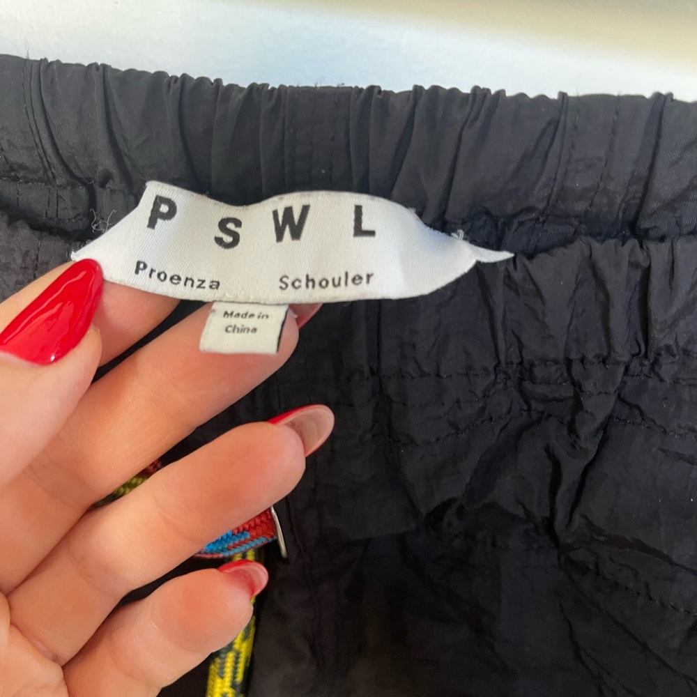 PROENZA SCHOULER PSWL Parachute Hammered Technical Track Pants - Picture 3 of 4